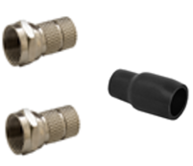TECHNISAT ZLACZA F NAKRECANE 2 SZT. + OSLONA - 1459198 - zdjęcie